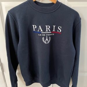 Sweatshirt  embroidered Paris